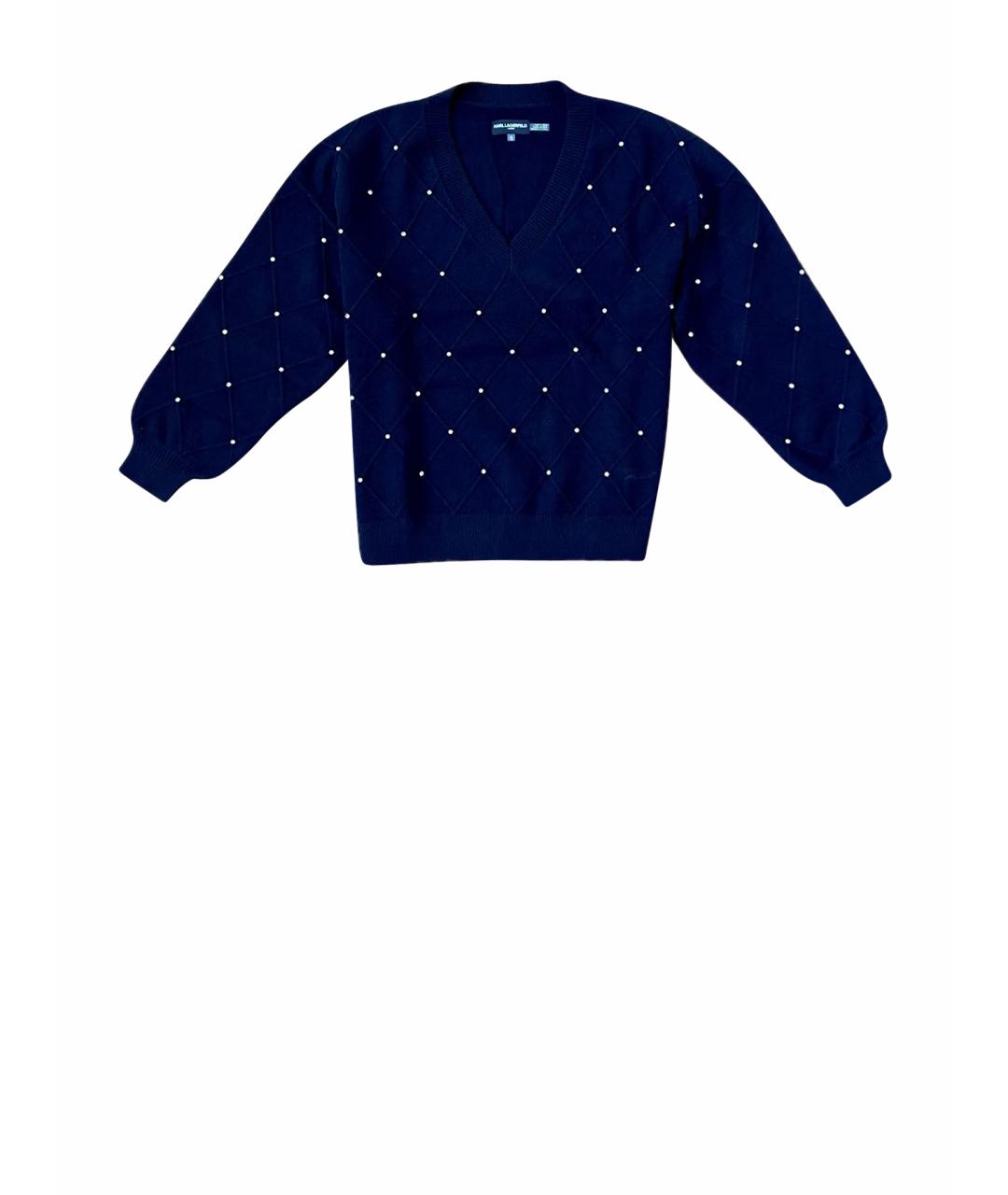 KARL LAGERFELD Черный джемпер / свитер, фото 1