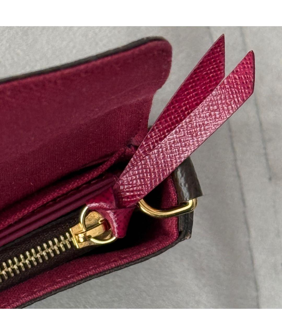 LOUIS VUITTON Коричневая кожаная сумка через плечо, фото 4