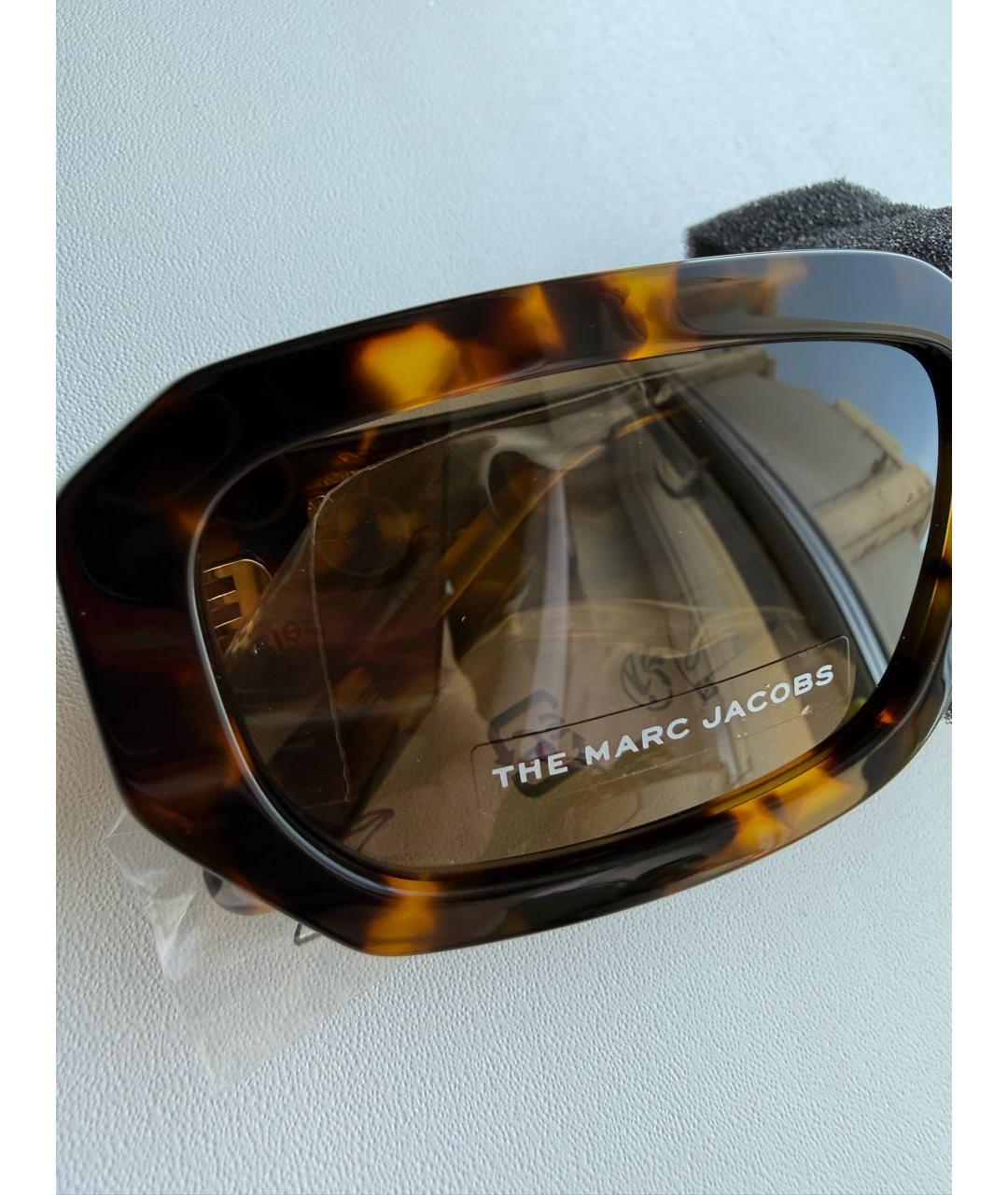 MARC JACOBS Коричневые пластиковые солнцезащитные очки, фото 2