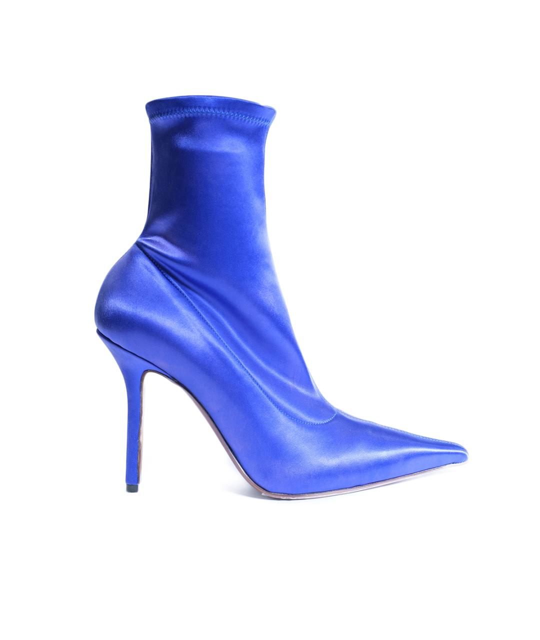 VETEMENTS Синие текстильные ботильоны, фото 6