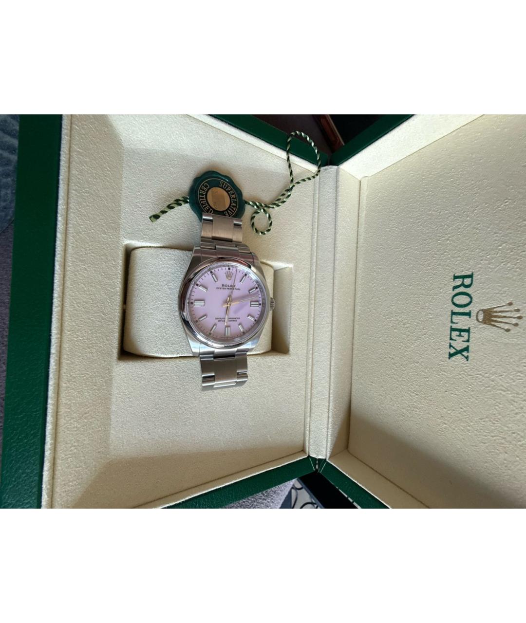 ROLEX Розовые часы, фото 5