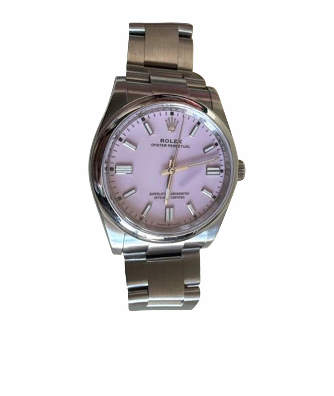 ROLEX Розовые часы, фото 1