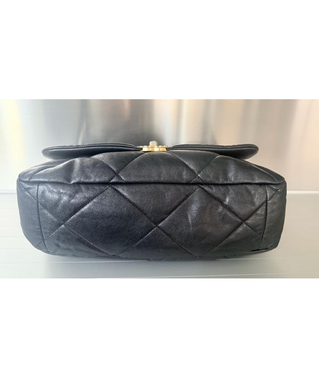 CHANEL Черная кожаная сумка через плечо, фото 2