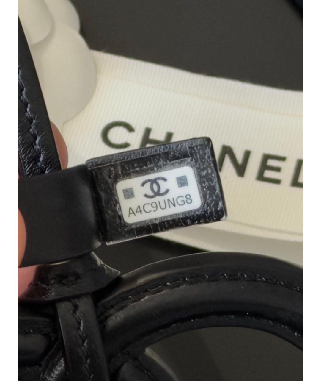 CHANEL Черный брелок, фото 4