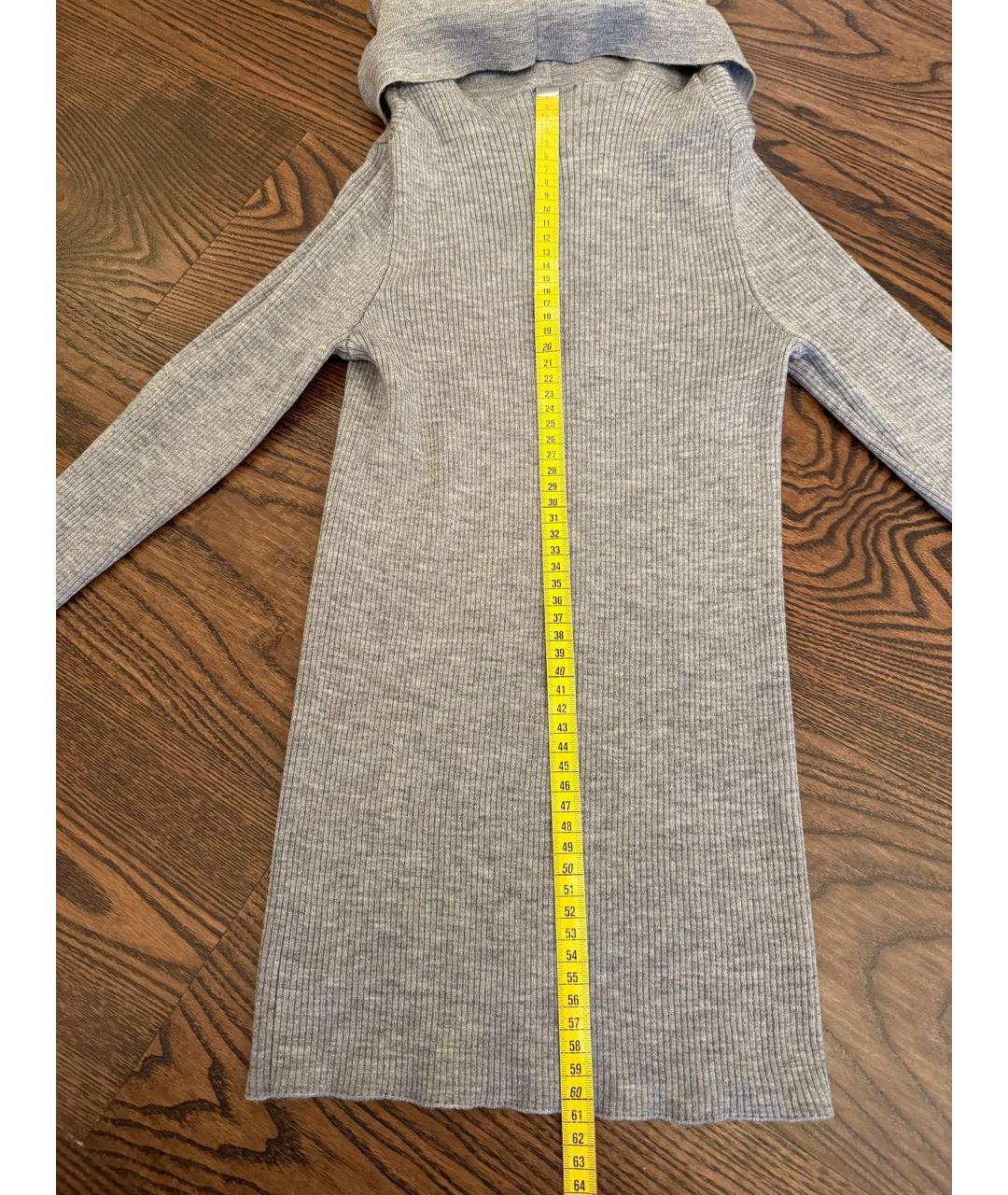 CHANEL Серая шерстяная водолазка, фото 5
