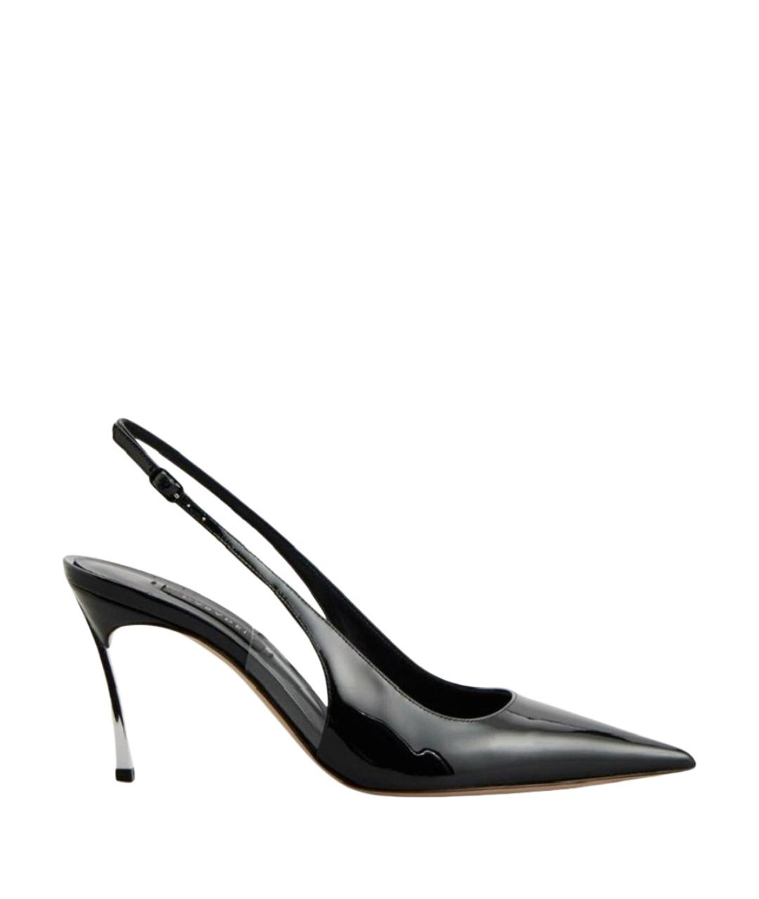 CASADEI Черные туфли из лакированной кожи, фото 1