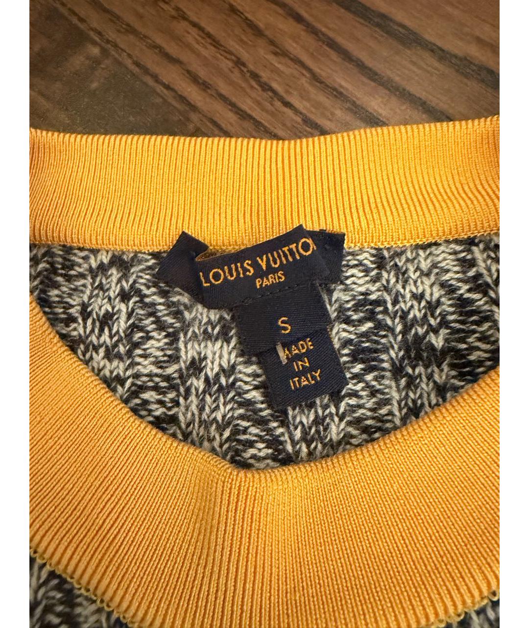 LOUIS VUITTON Серый кашемировый джемпер / свитер, фото 2