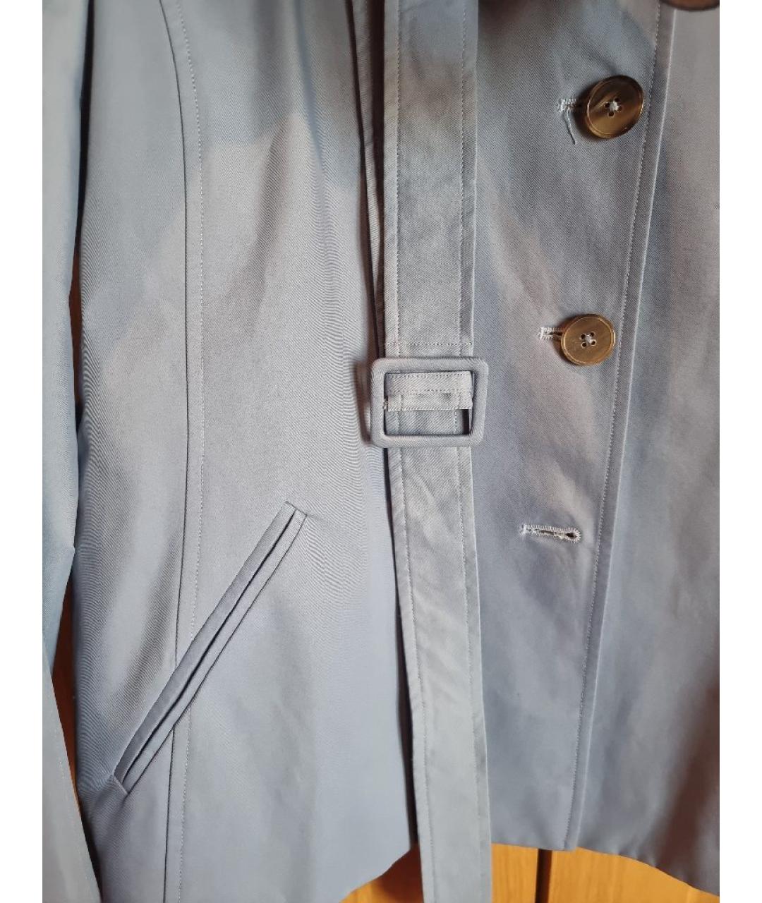 JIL SANDER Голубая хлопковая куртка, фото 3