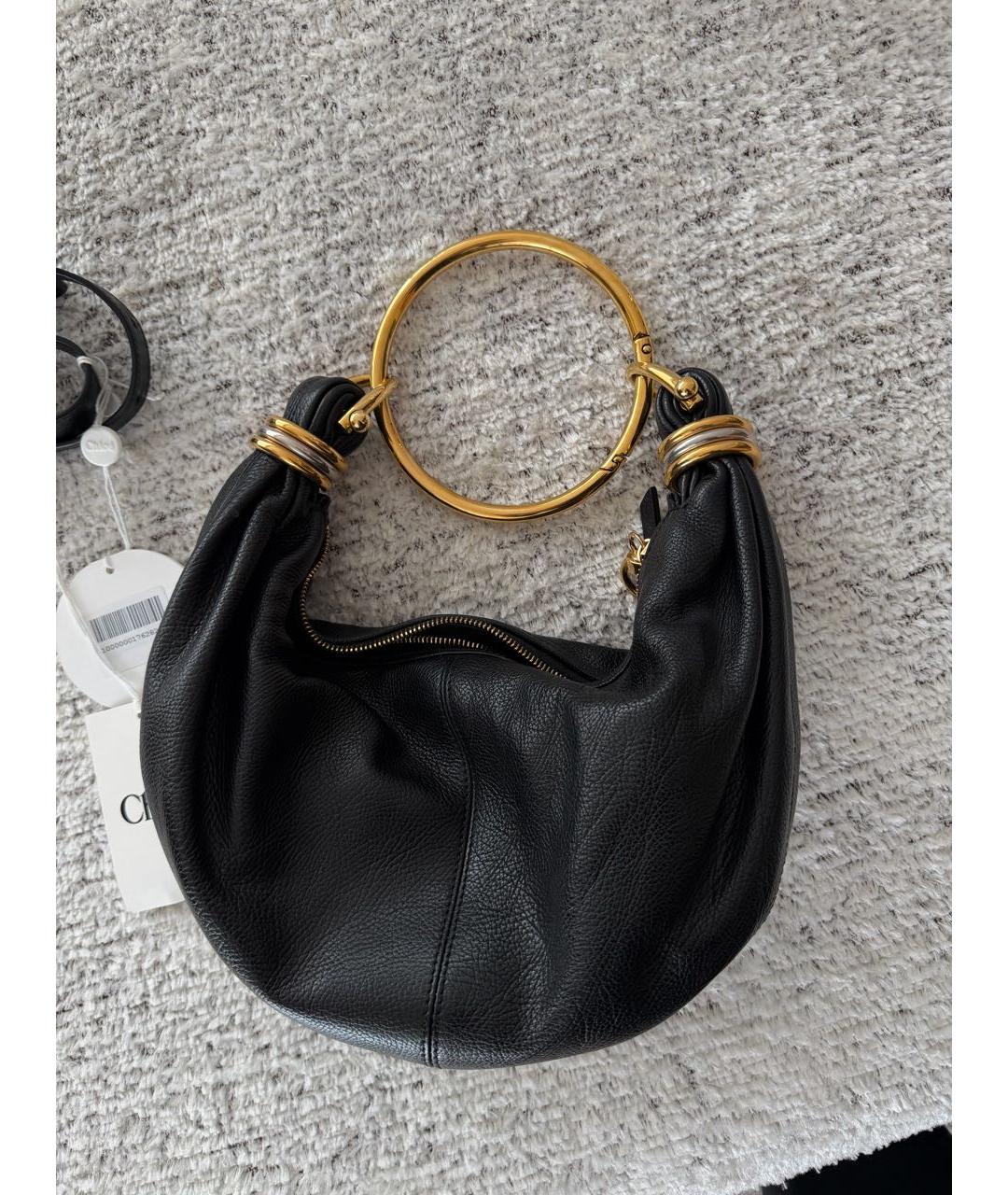 MIU MIU Черная кожаная сумка с короткими ручками, фото 5