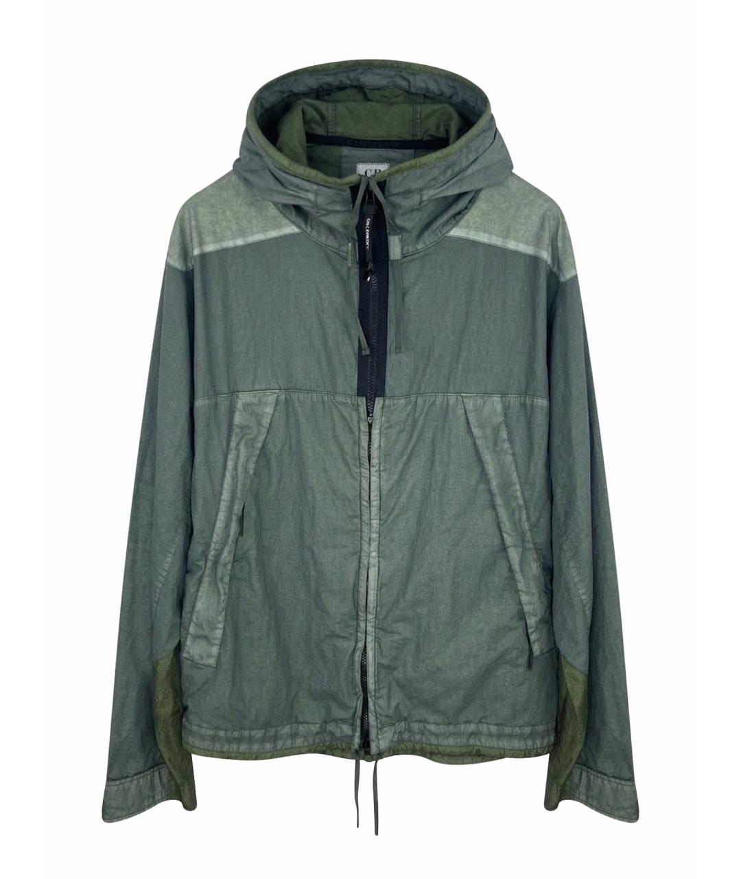 CP COMPANY Зеленая хлопковая куртка, фото 1