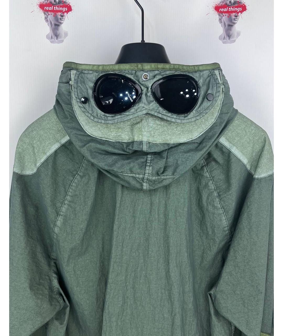 CP COMPANY Зеленая хлопковая куртка, фото 3