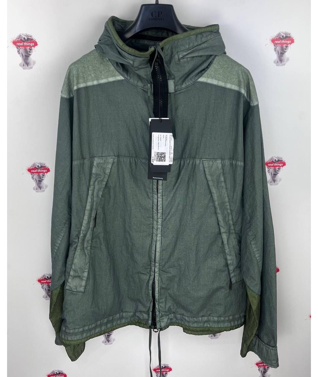 CP COMPANY Зеленая хлопковая куртка, фото 6