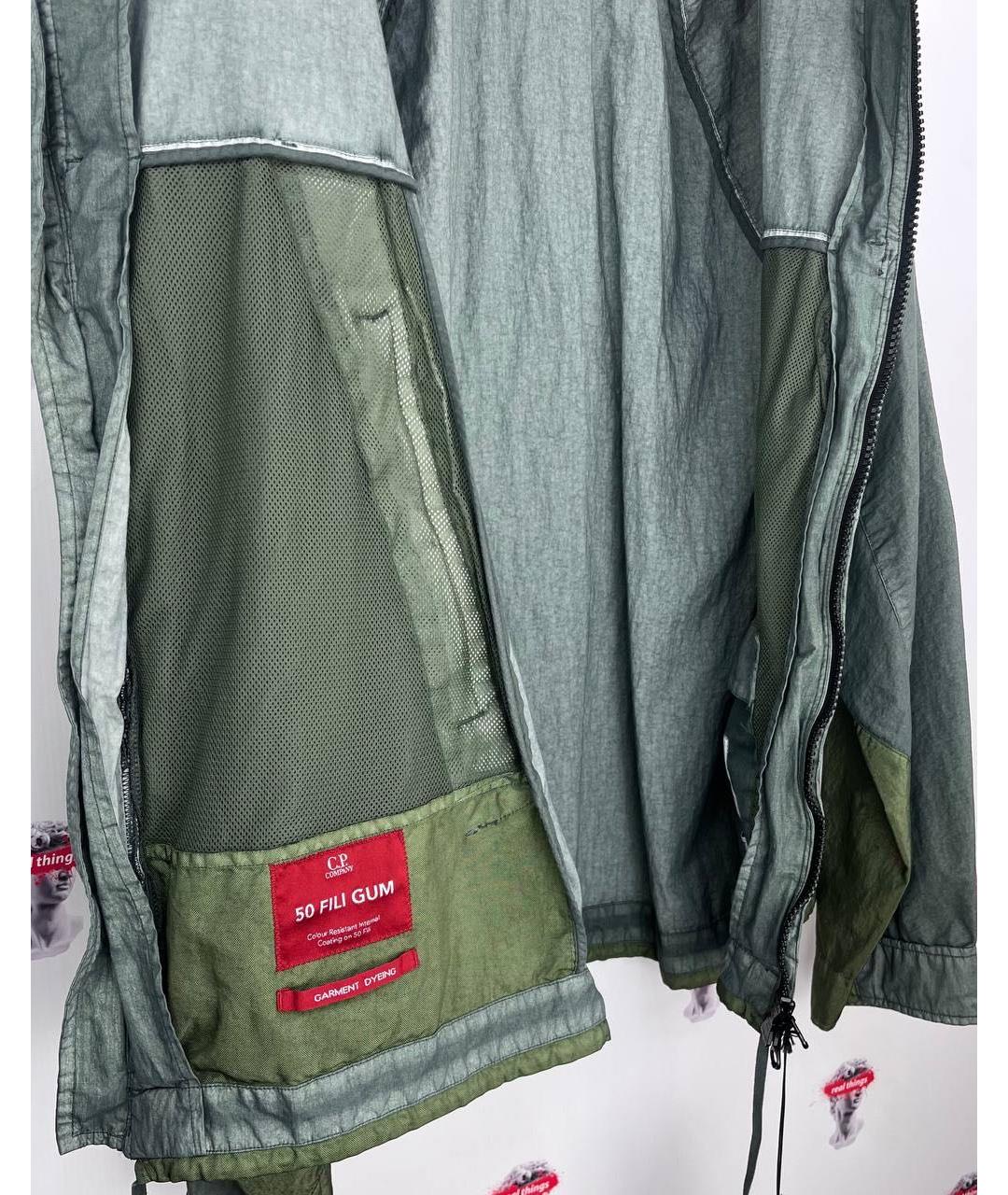 CP COMPANY Зеленая хлопковая куртка, фото 4