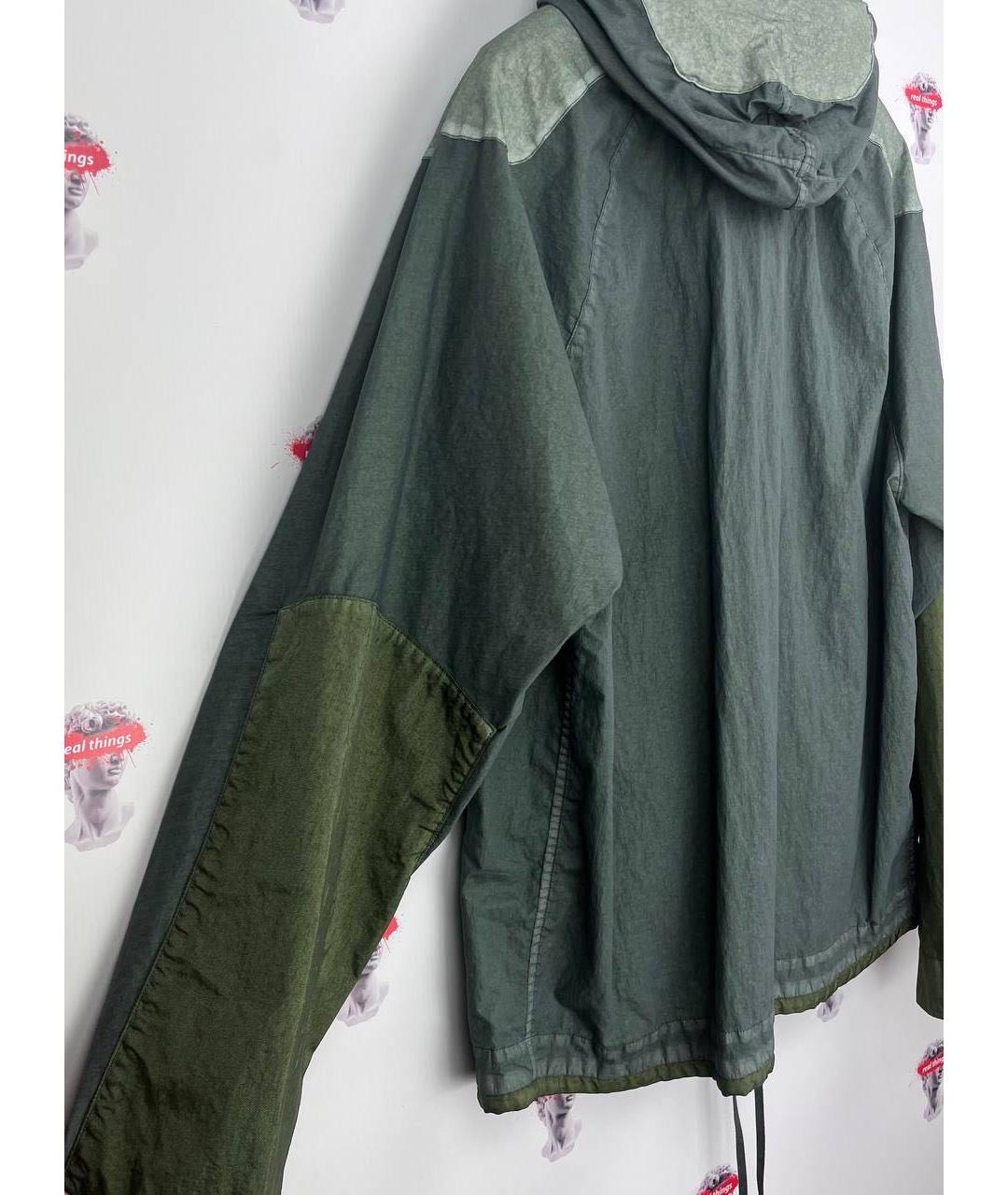 CP COMPANY Зеленая хлопковая куртка, фото 5