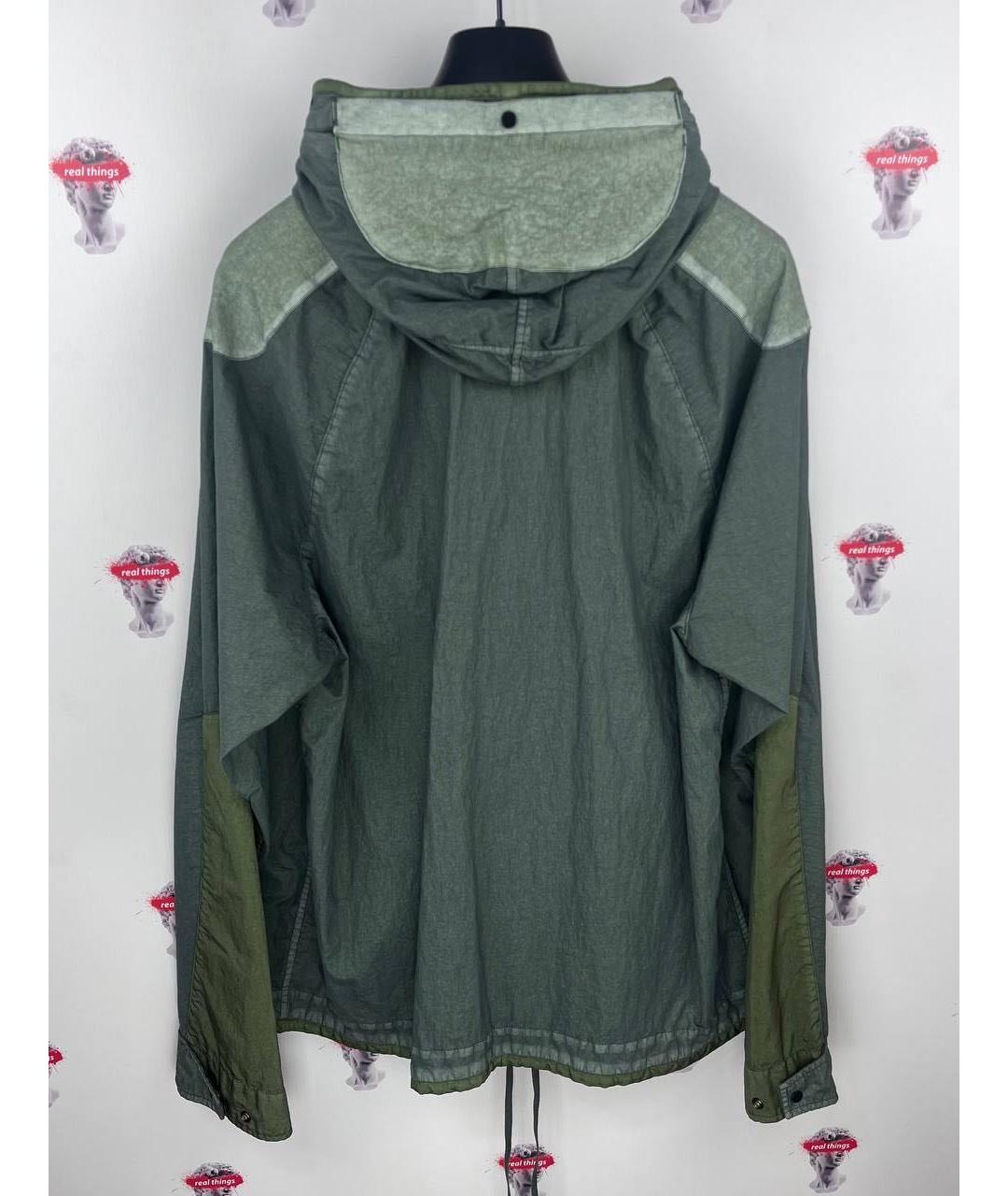 CP COMPANY Зеленая хлопковая куртка, фото 2