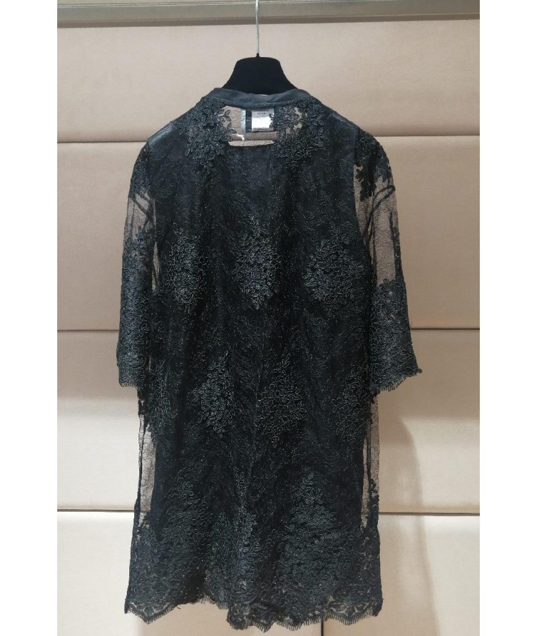 FORTE COUTURE Черное повседневное платье, фото 2