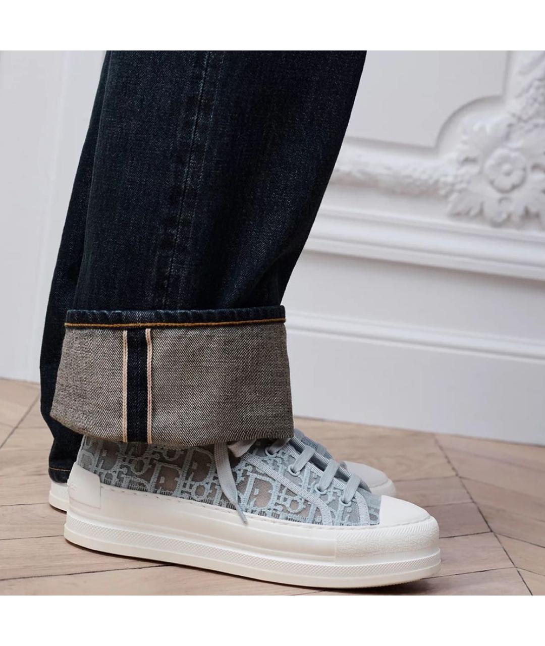 CHRISTIAN DIOR Голубые кеды, фото 2