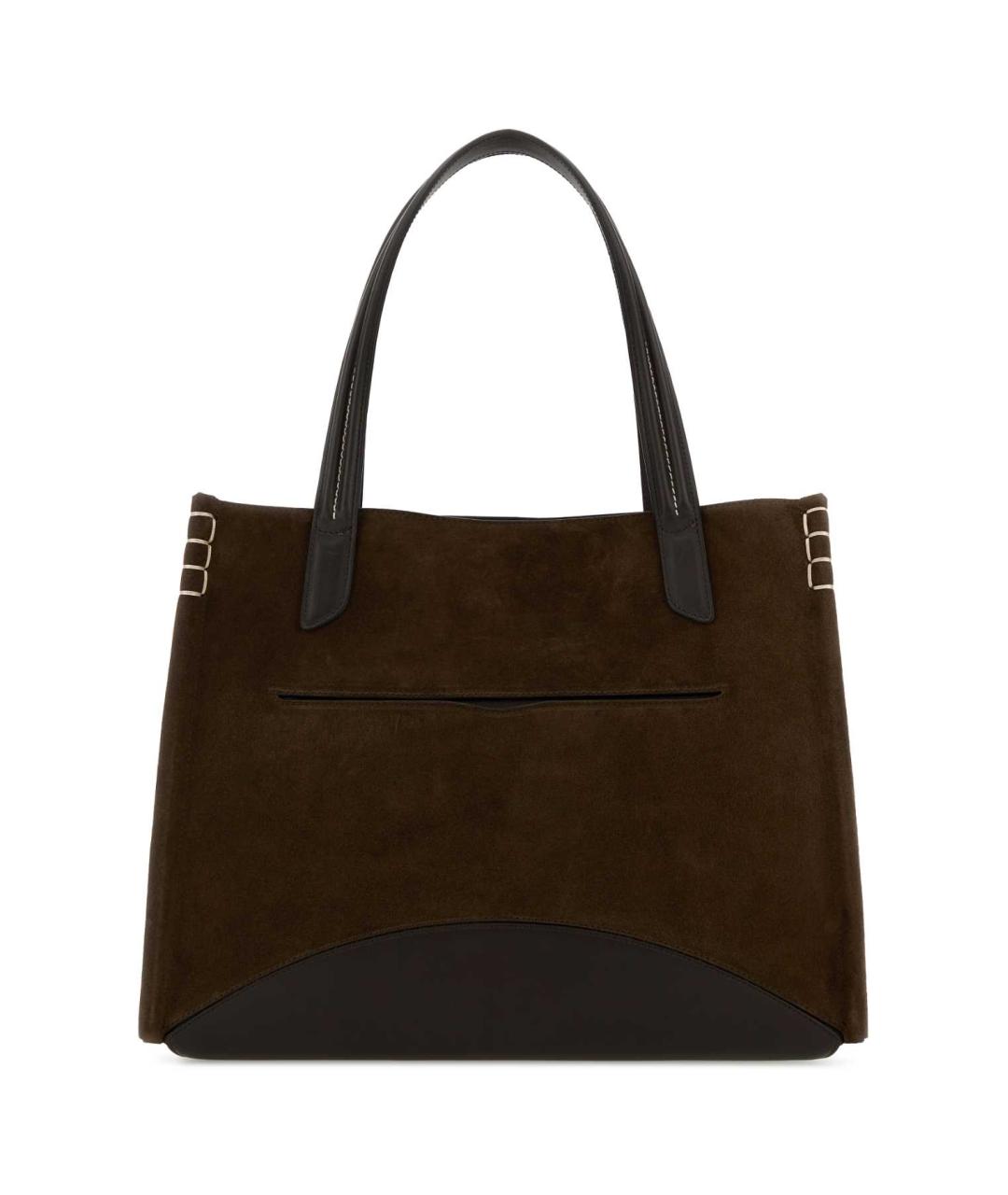 J.W.ANDERSON Коричневая кожаная сумка тоут, фото 1