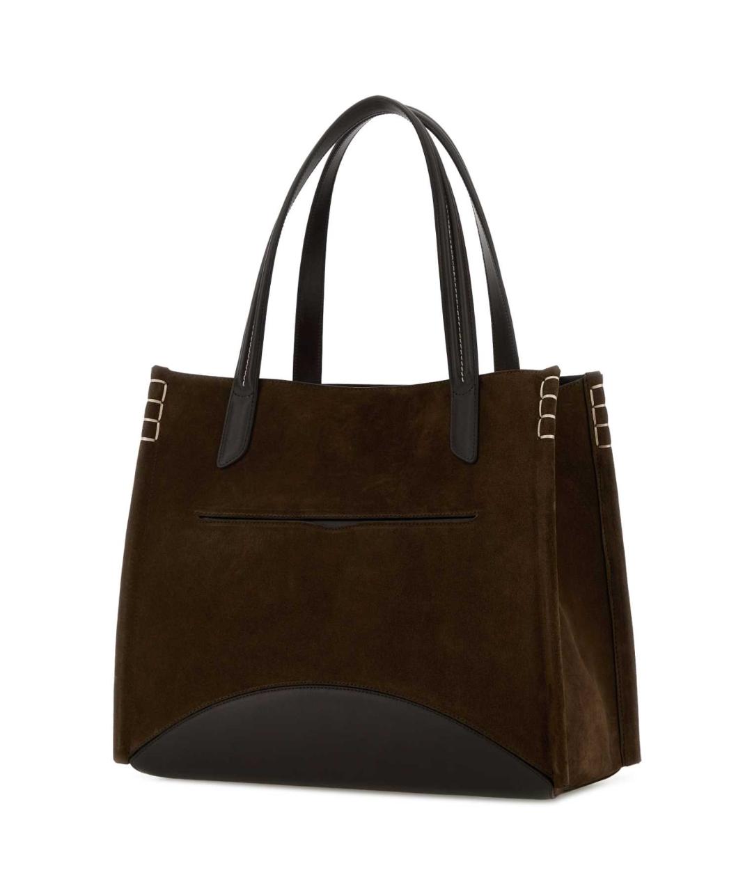 J.W.ANDERSON Коричневая кожаная сумка тоут, фото 2