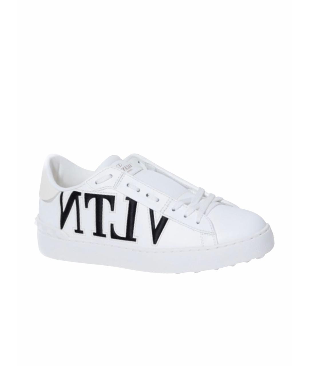 VALENTINO Белые кожаные кеды, фото 1