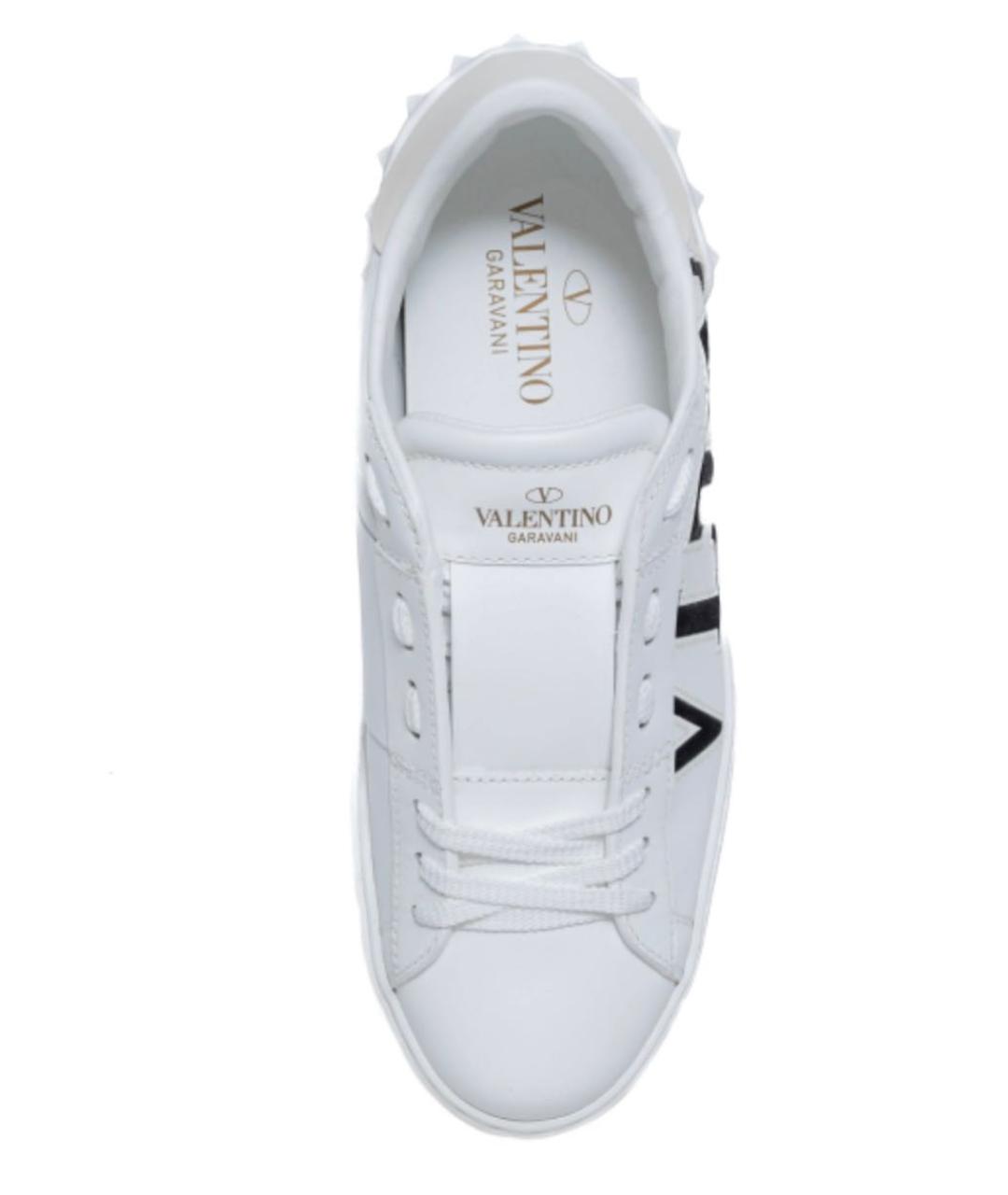 VALENTINO Белые кожаные кеды, фото 2