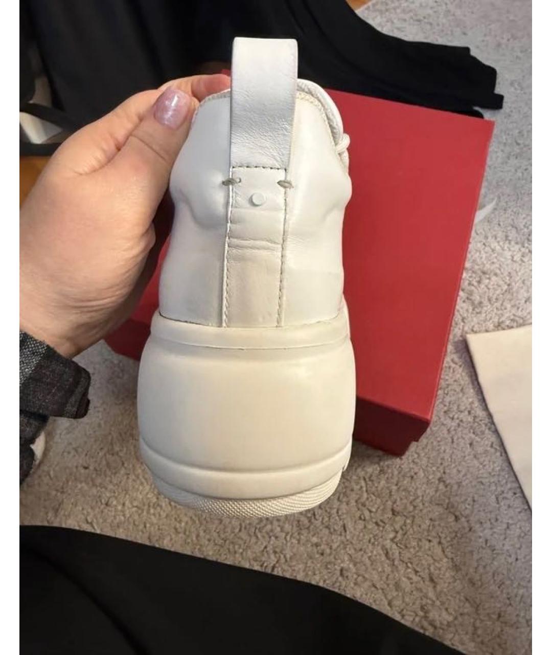 VALENTINO Белые кожаные кеды, фото 8