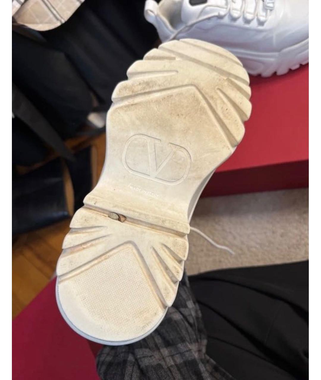 VALENTINO Белые кожаные кеды, фото 6