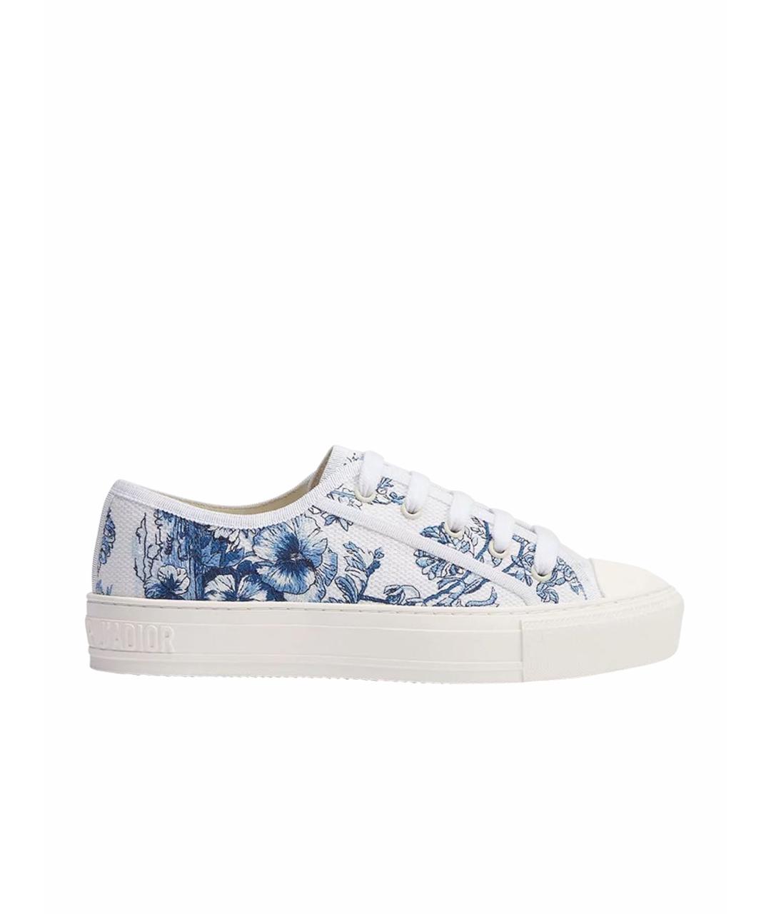 CHRISTIAN DIOR Голубые кеды, фото 1