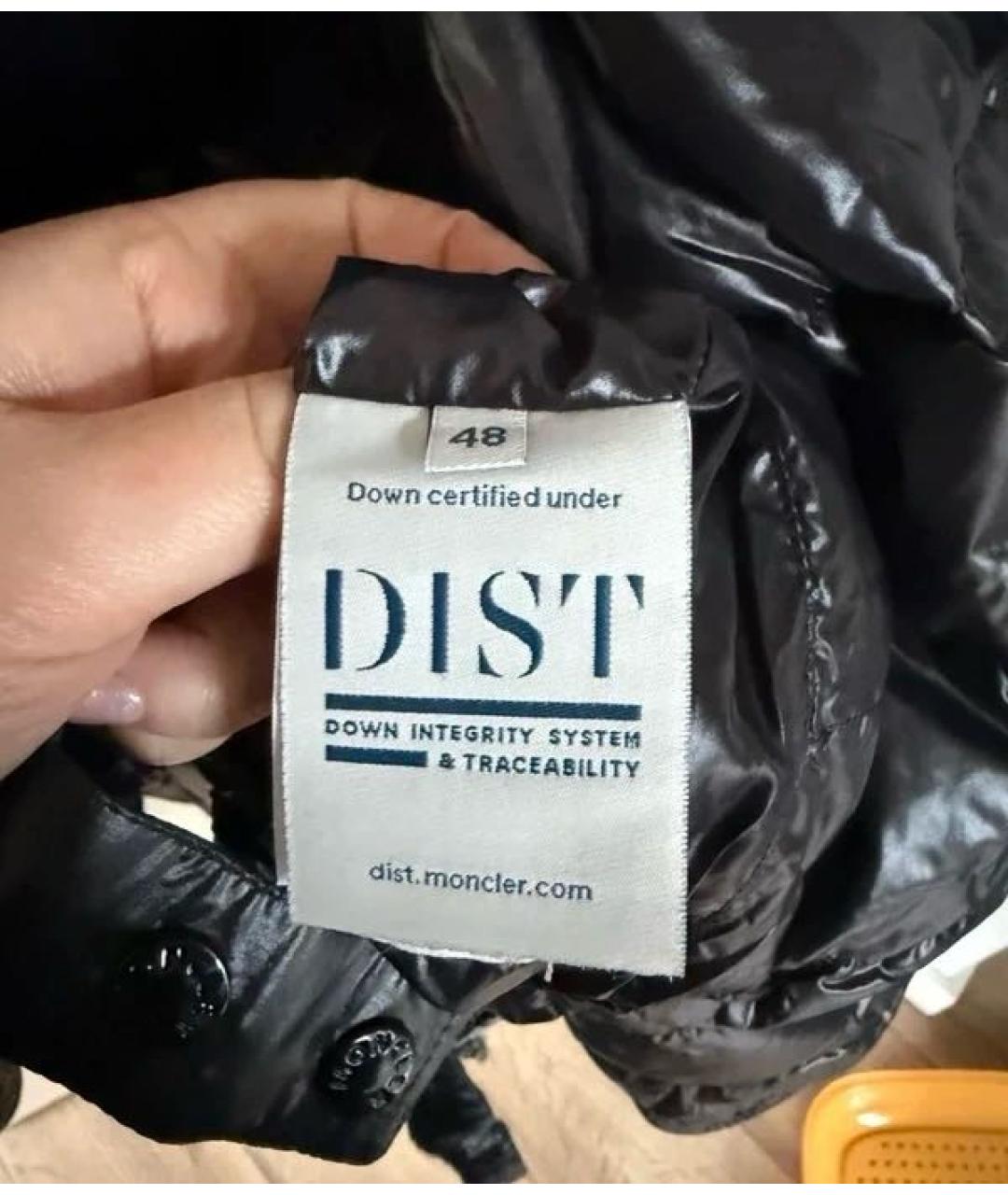 MONCLER Черная шерстяная куртка, фото 4