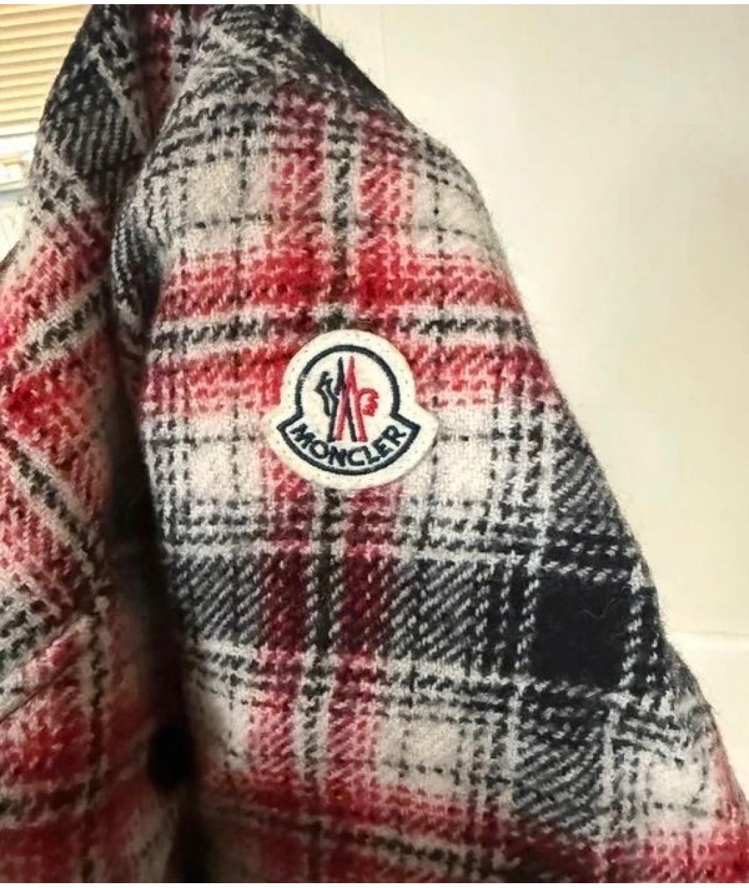 MONCLER Черная шерстяная куртка, фото 7