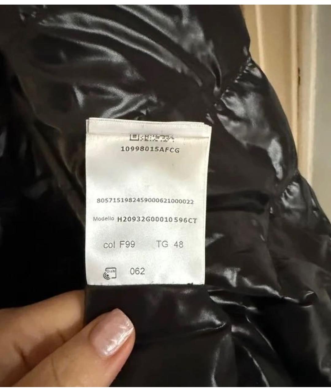 MONCLER Черная шерстяная куртка, фото 5