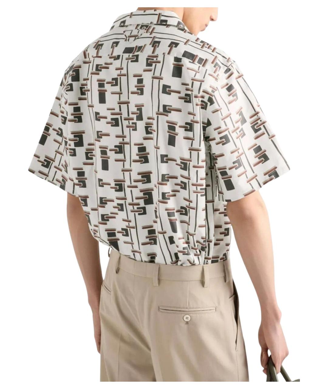 PRADA Мульти хлопковая кэжуал рубашка, фото 3
