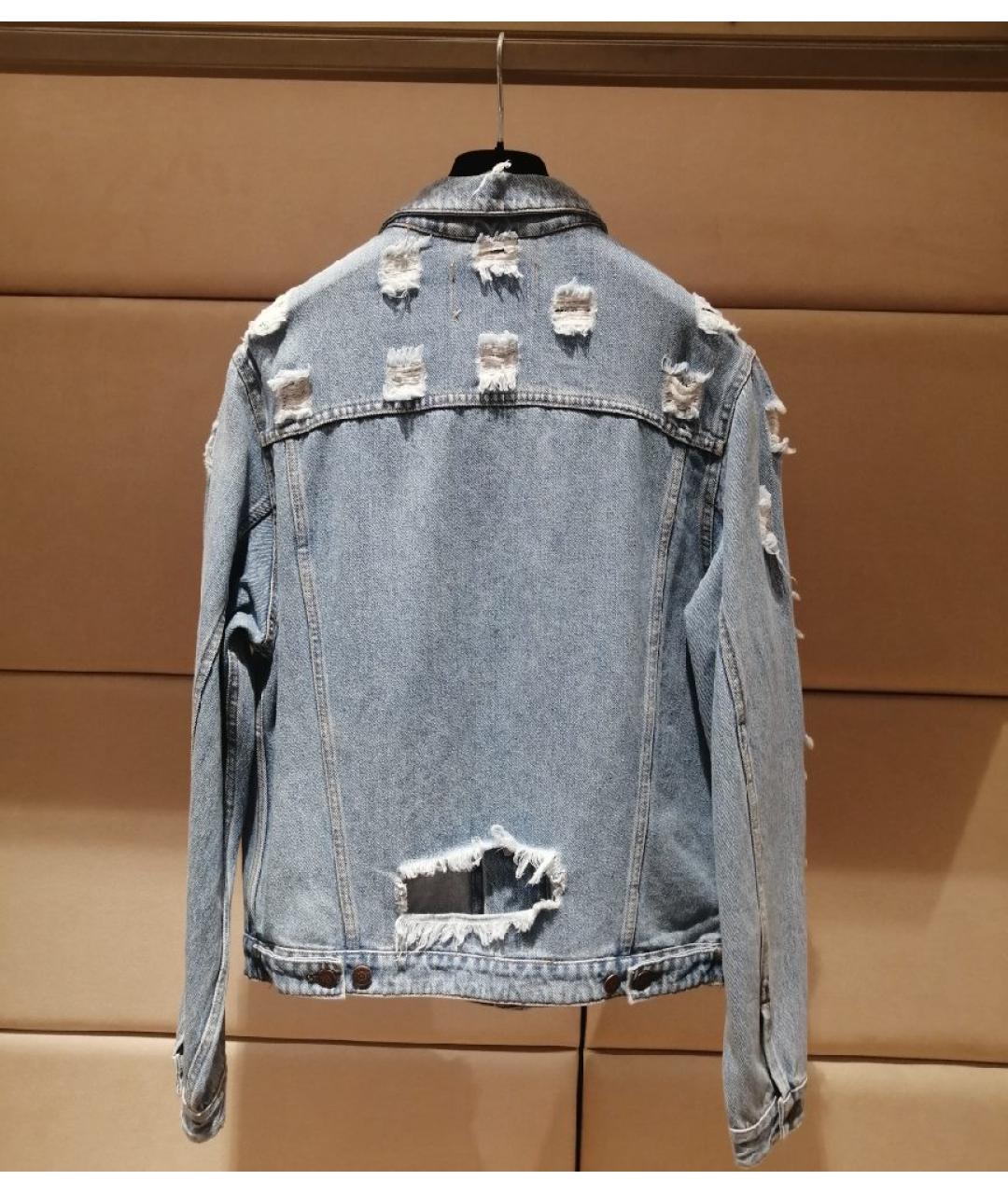 FORTE COUTURE Голубая деним куртка, фото 2