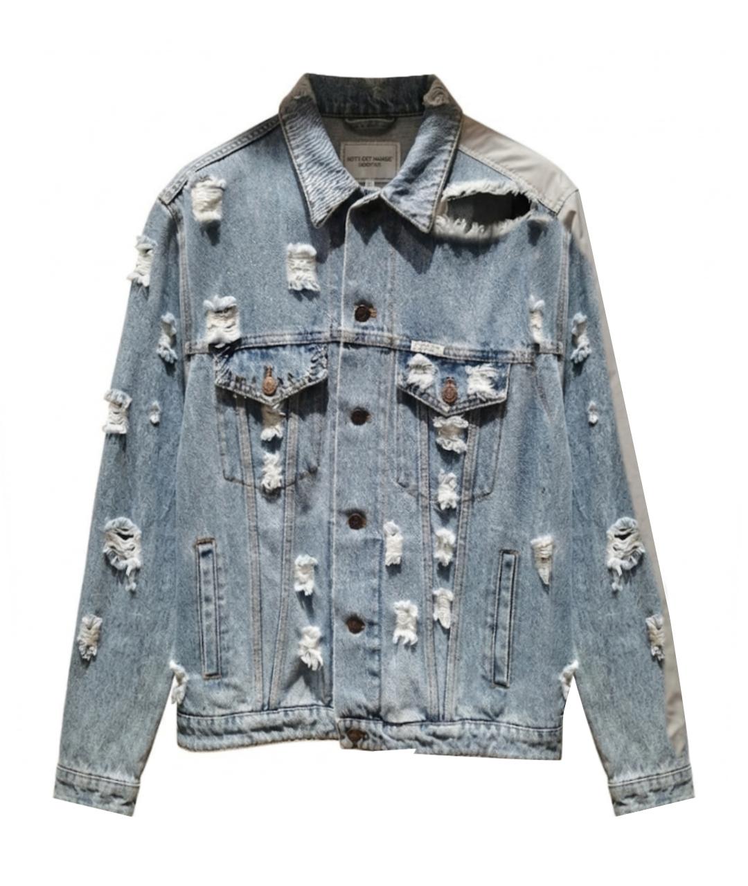 FORTE COUTURE Голубая деним куртка, фото 1