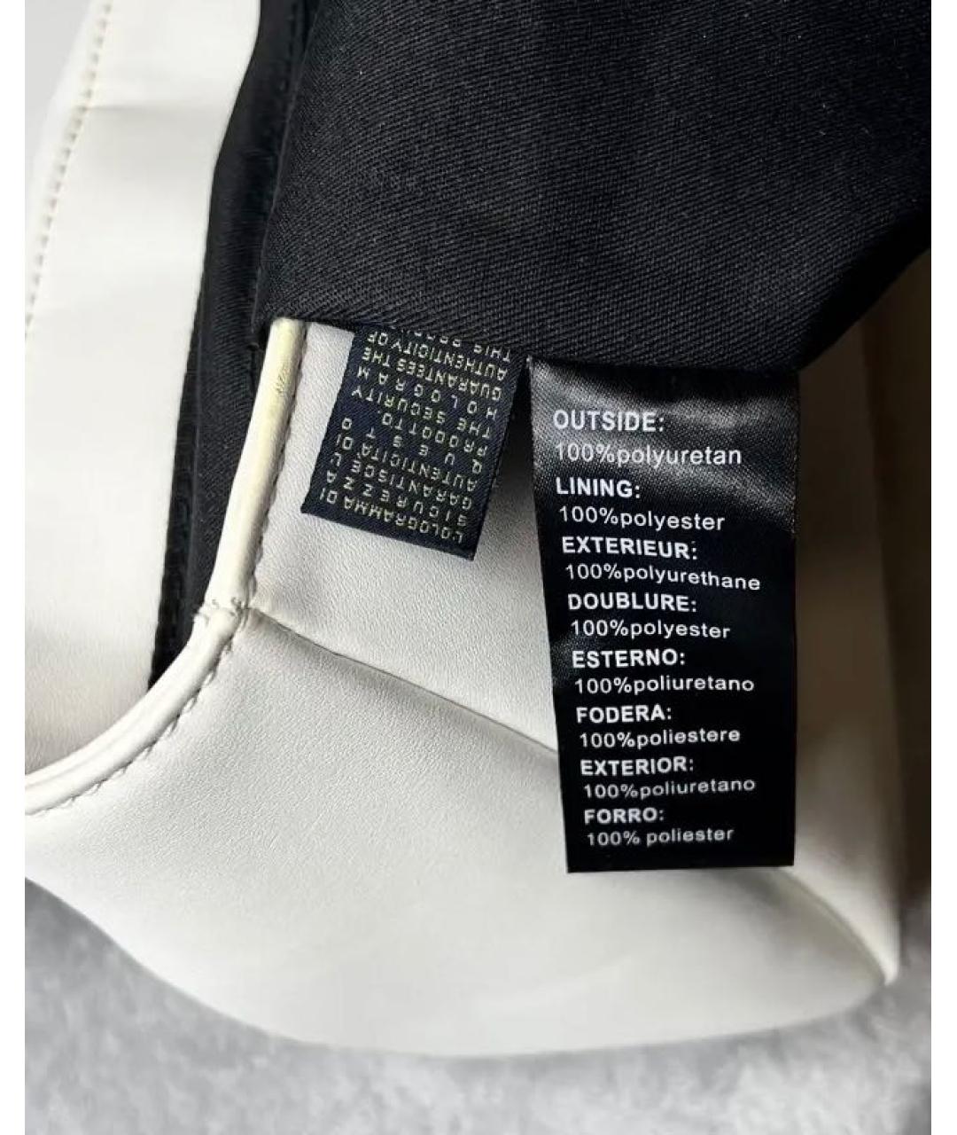 CAVALLI CLASS Белая синтетическая сумка через плечо, фото 7