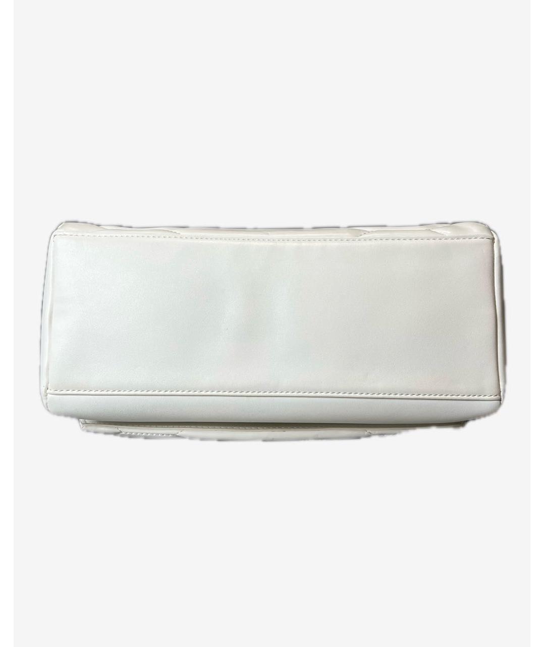 CAVALLI CLASS Белая синтетическая сумка через плечо, фото 4