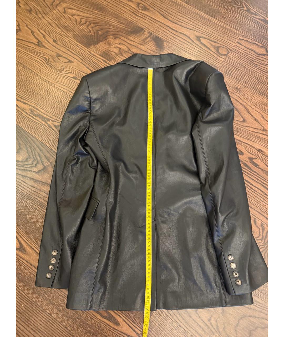 NANUSHKA Черный полиэстеровый жакет/пиджак, фото 7