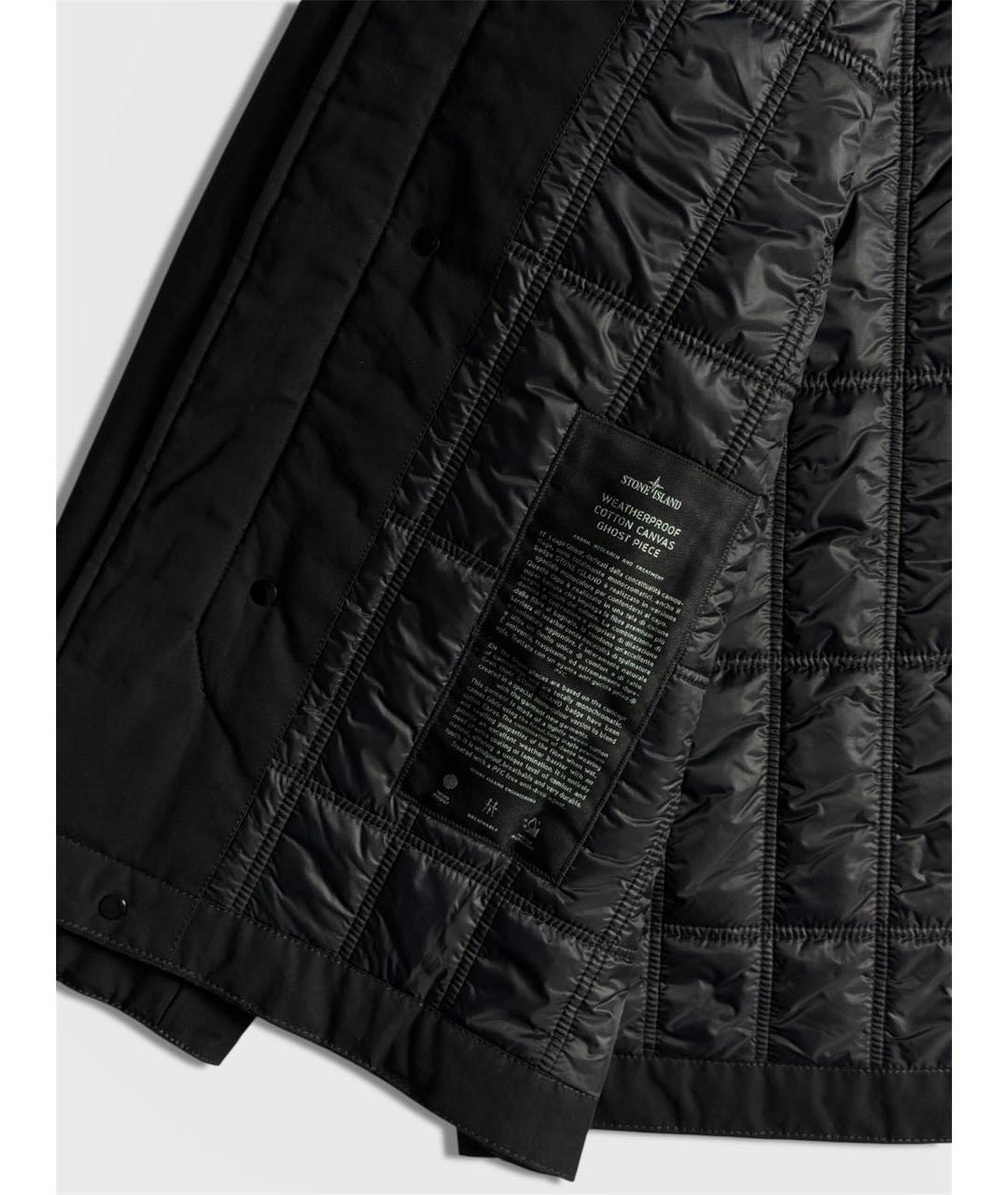 STONE ISLAND Черная куртка, фото 4