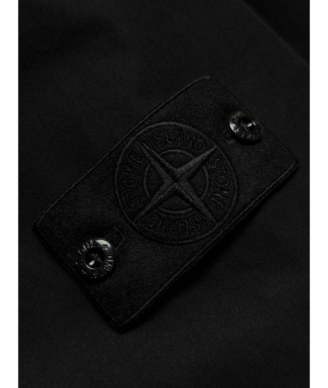 STONE ISLAND Черная куртка, фото 5