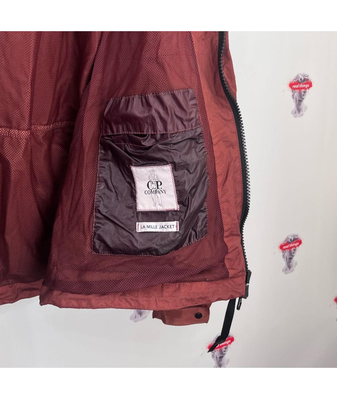 CP COMPANY Бордовая куртка, фото 4