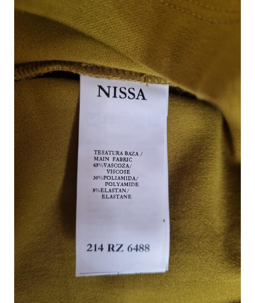 NISSA Горчичное повседневное платье, фото 5