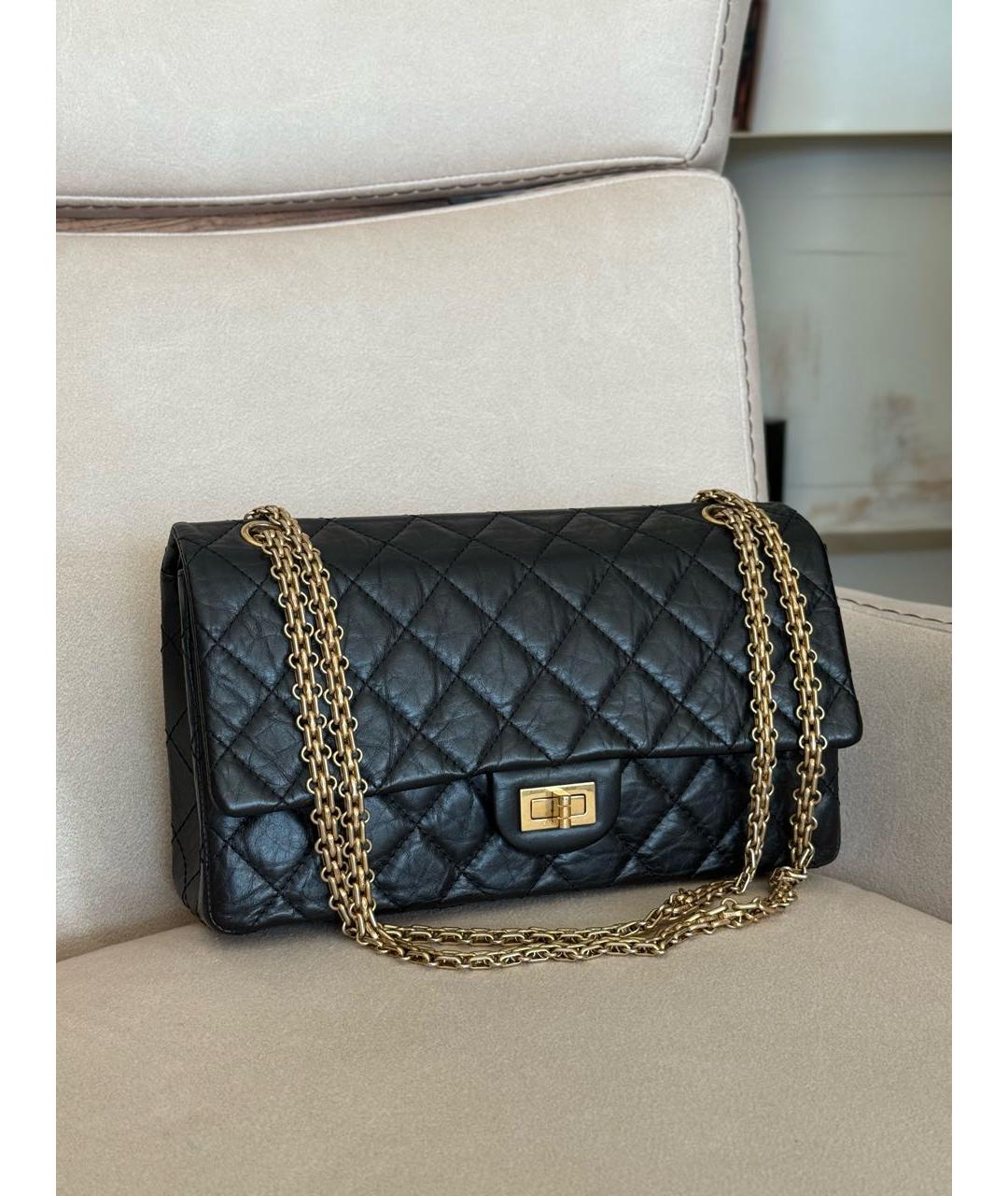 CHANEL Черная кожаная сумка через плечо, фото 2