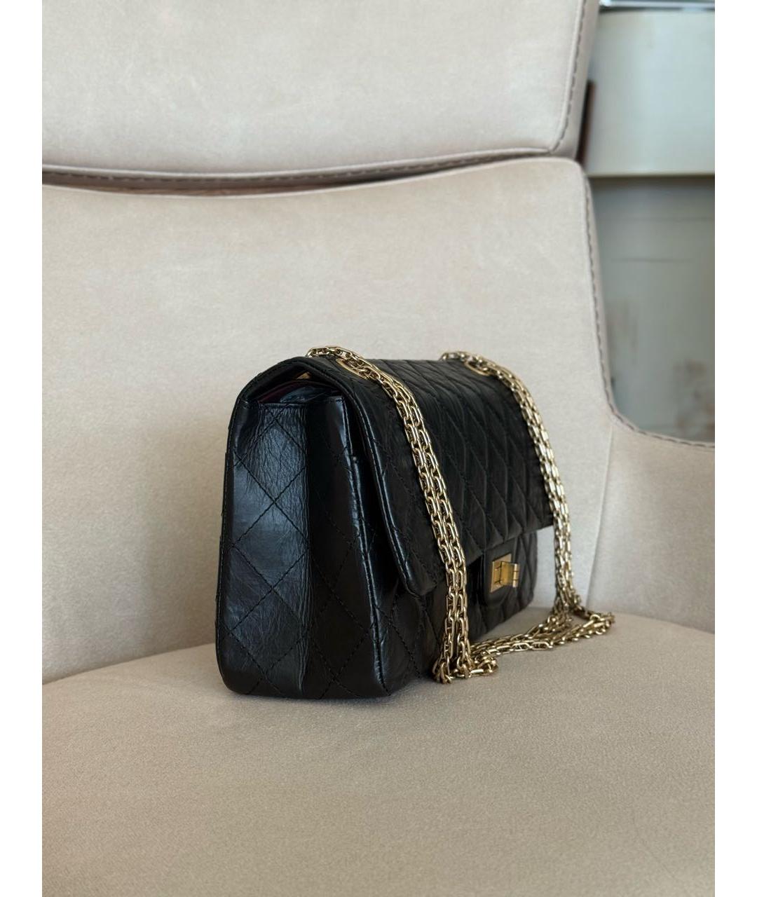 CHANEL Черная кожаная сумка через плечо, фото 4