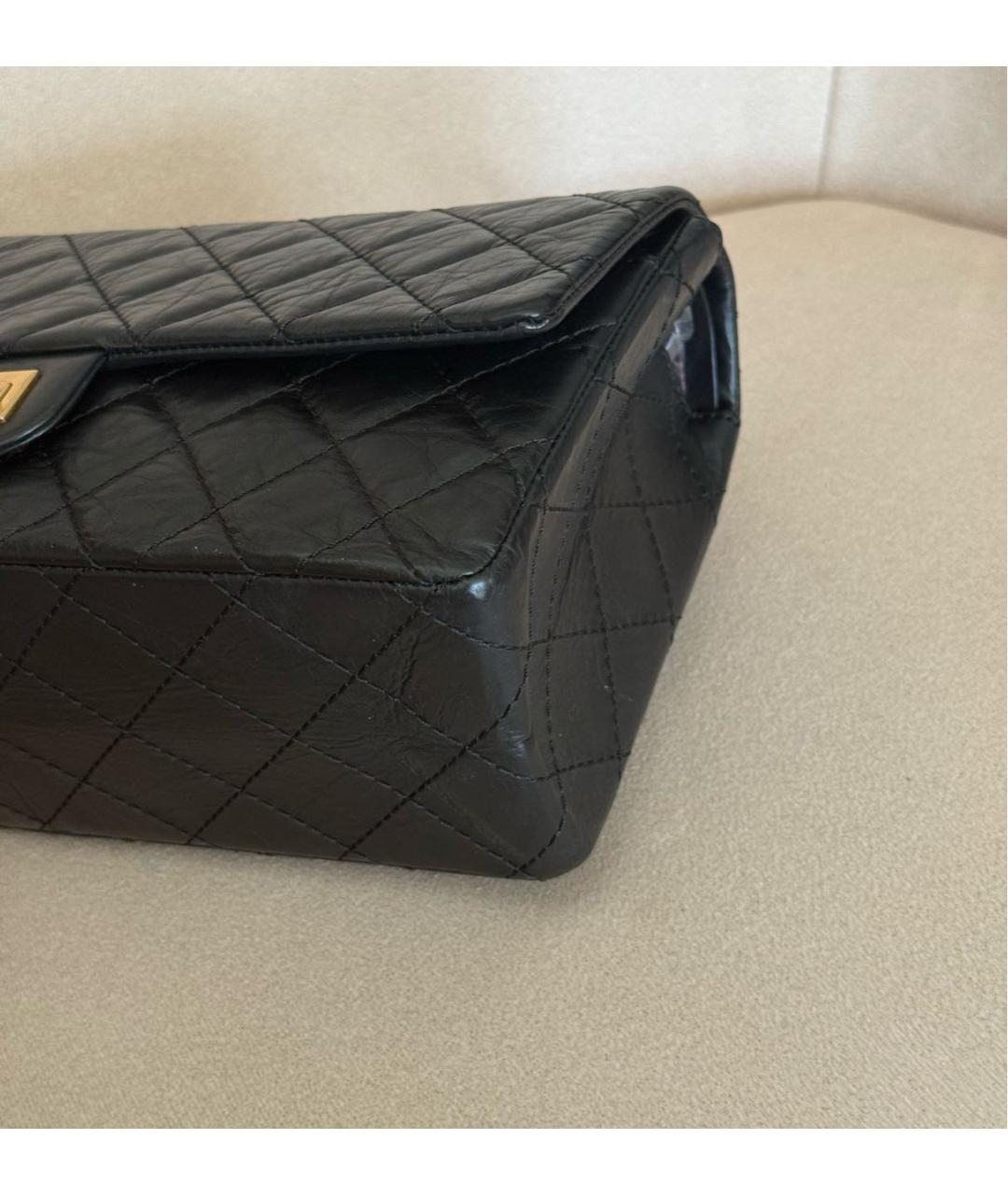 CHANEL Черная кожаная сумка через плечо, фото 8