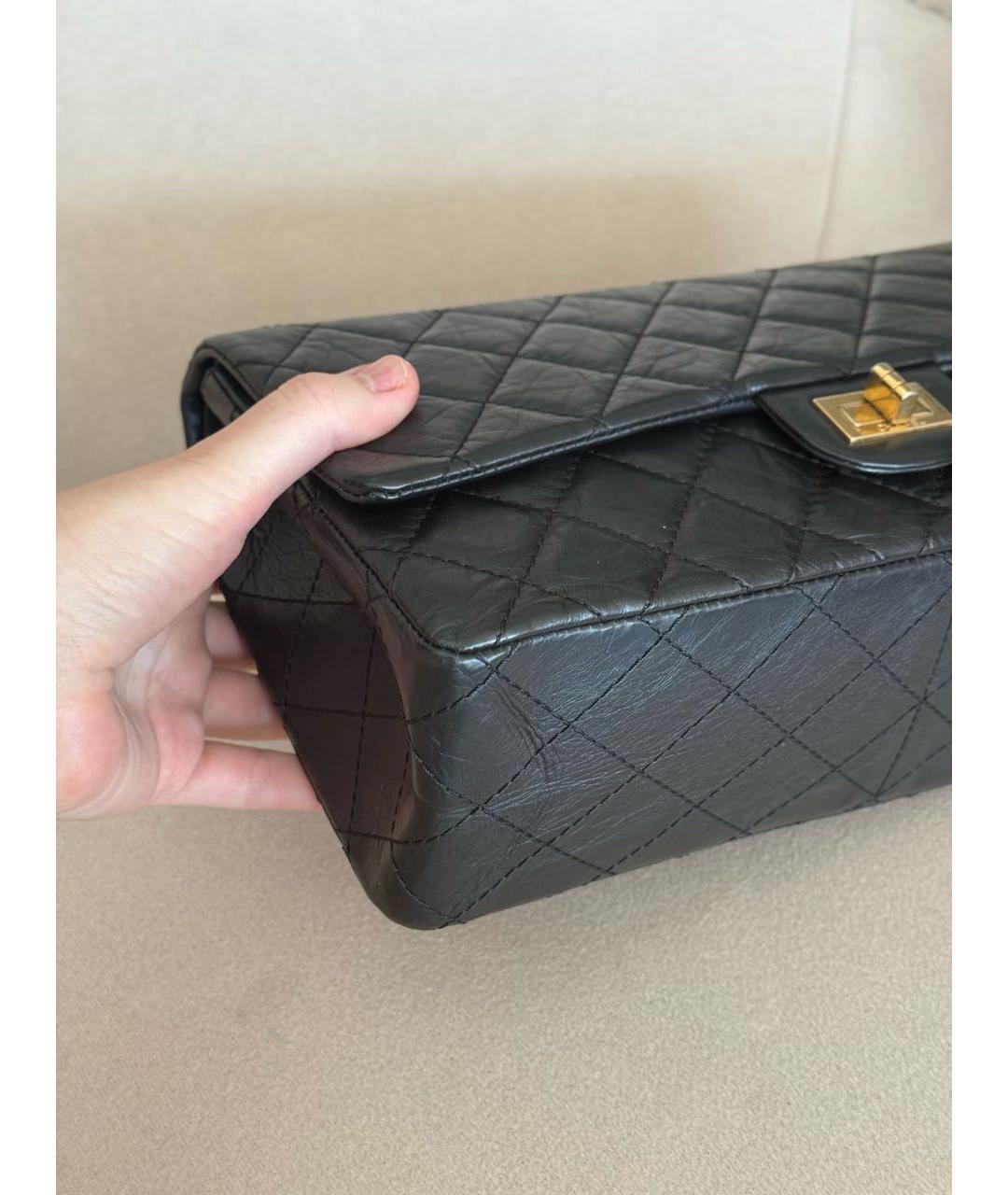 CHANEL Черная кожаная сумка через плечо, фото 7