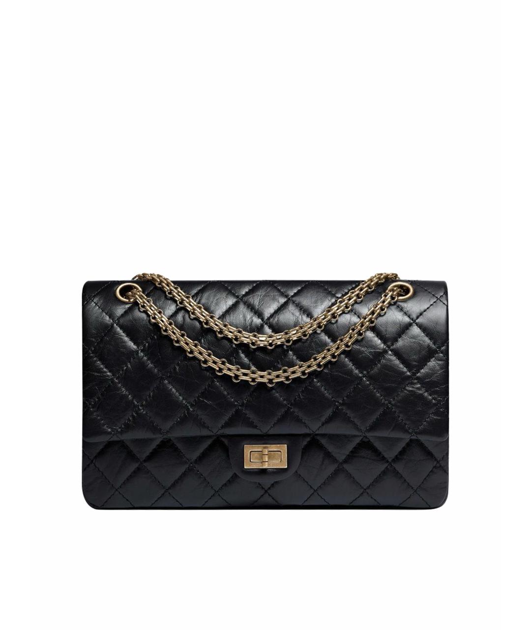 CHANEL Черная кожаная сумка через плечо, фото 1