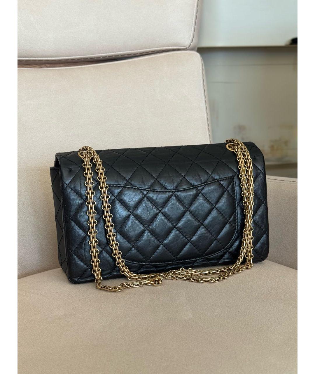 CHANEL Черная кожаная сумка через плечо, фото 3