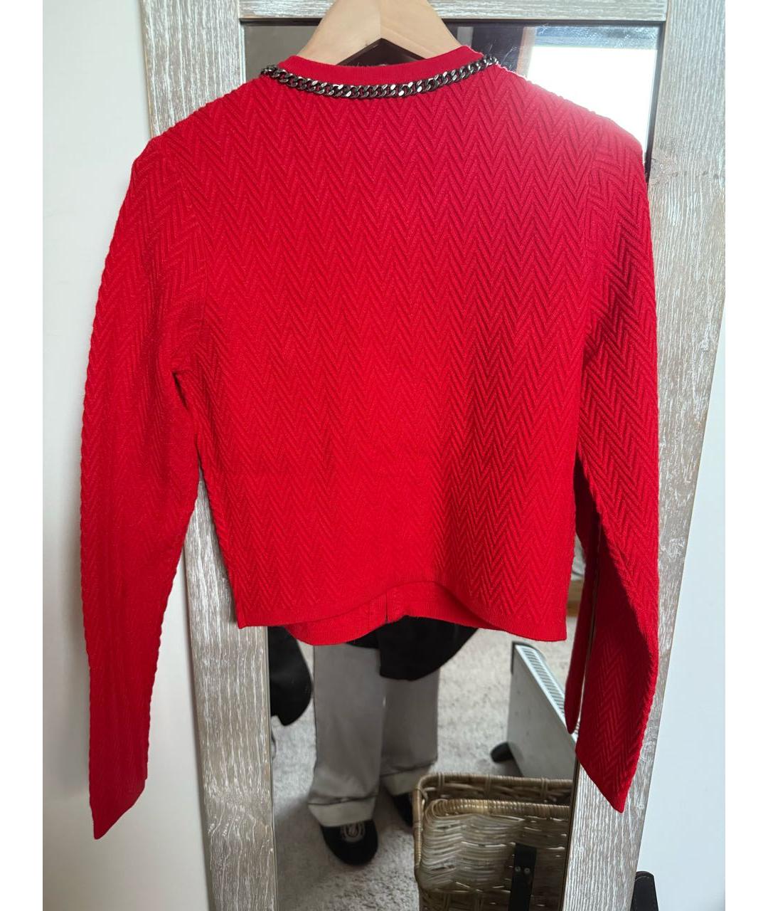 ELISABETTA FRANCHI Красный полиамидовый костюм с юбками, фото 3