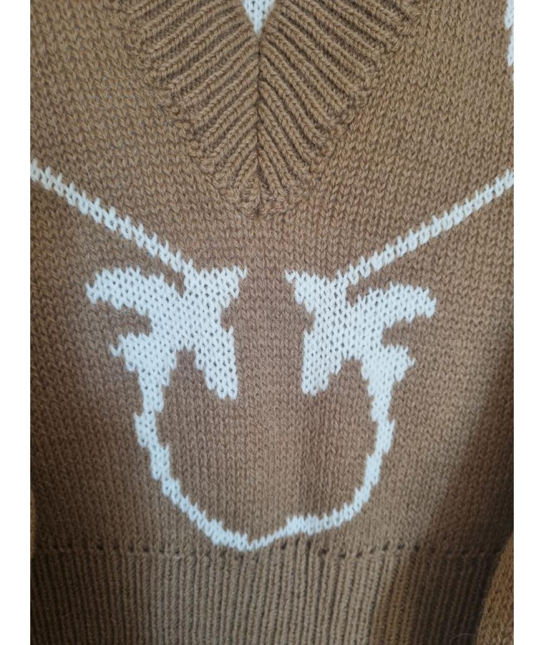 PINKO Коричневый джемпер / свитер, фото 4