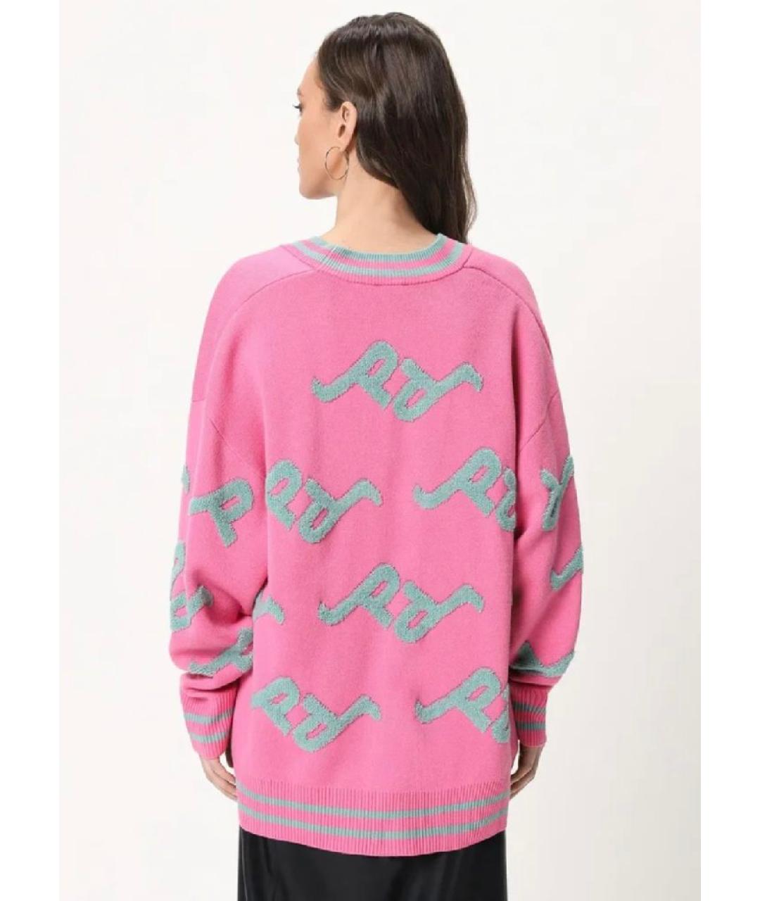 PINKO Розовый кардиган, фото 8